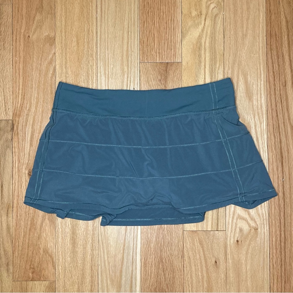 Lululemon pace rival skirt in juniper